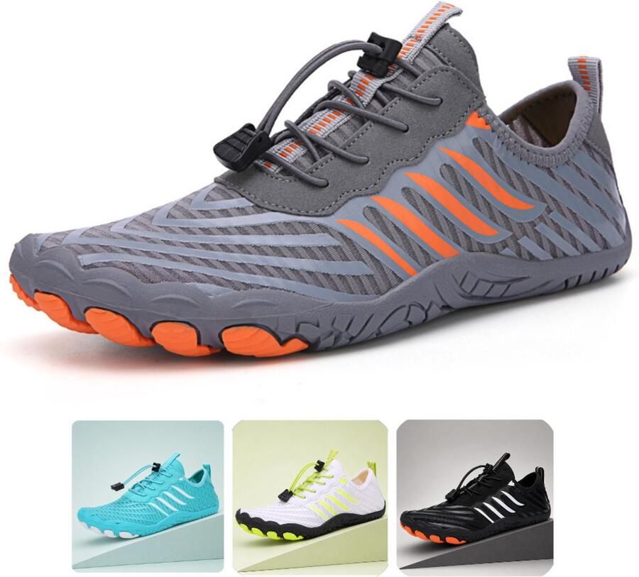 DOTALES ActiveStep barefoot schoenen Grau-Orange