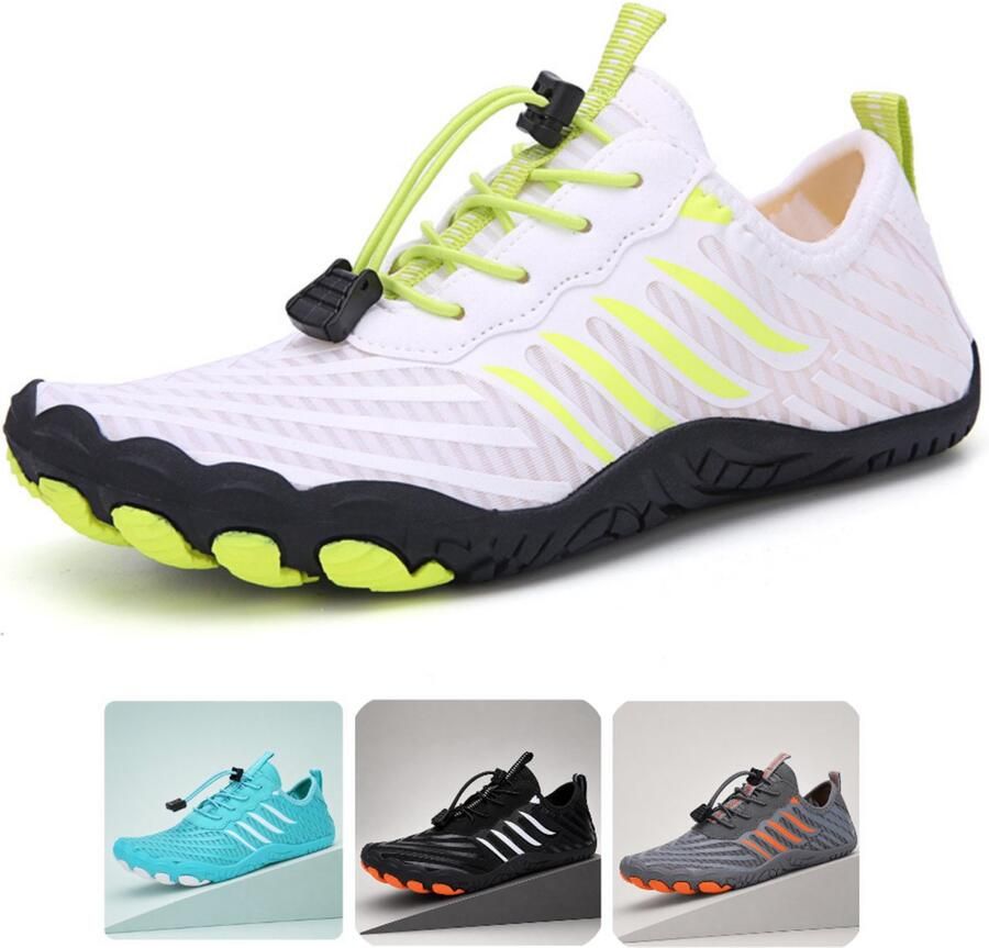 DOTALES ActiveStep barefoot schoenen Weiss-Gelb
