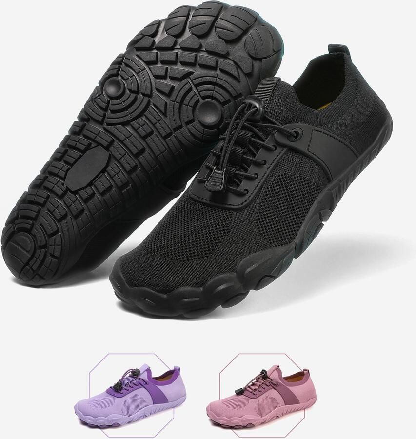 DOTALES AirStep barefoot schoenen Schwarz