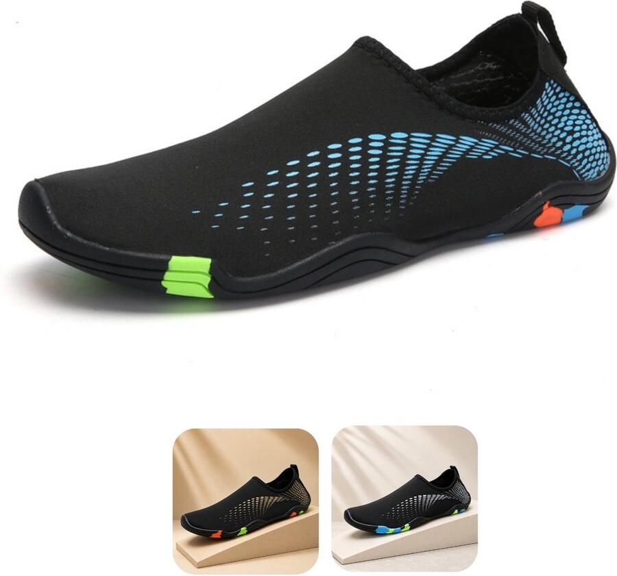 DOTALES AquaFlex Waterschoenen Zwart-Blauw