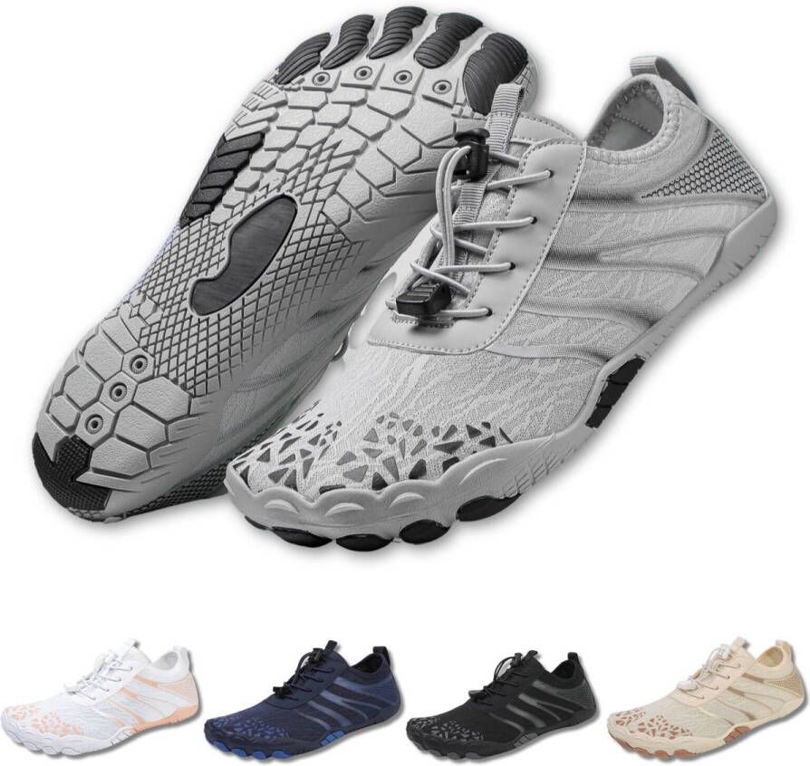 DOTALES FlowStep Barefoot Schoenen voor s& Grau Schwarz - Foto 2