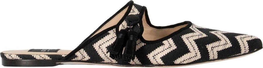DOTZ Schoenen Zwart Katoen Anambe loafers zwart