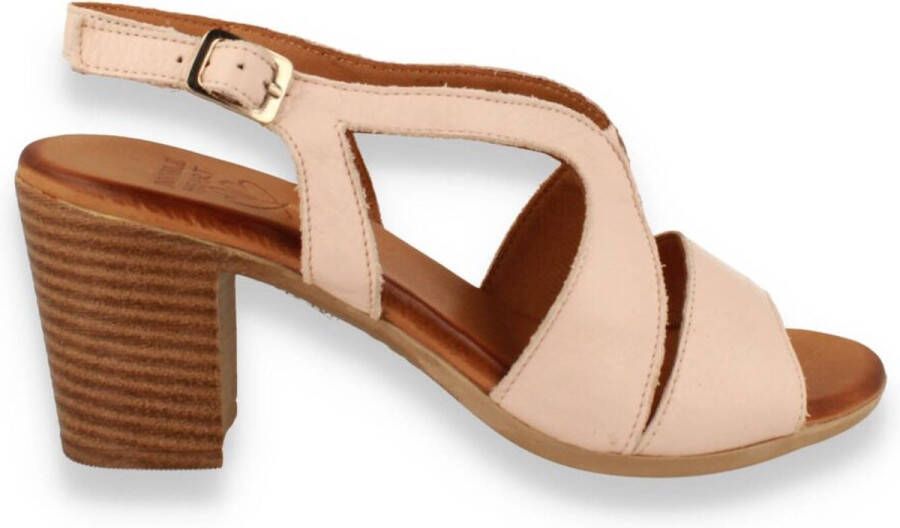 DOUBLE HEART Dames Sandaal Nude Rose - Foto 2