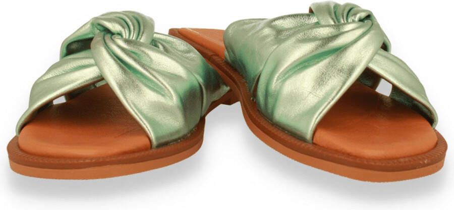 DOUBLE HEART Dames Slipper Mint Groen - Foto 1