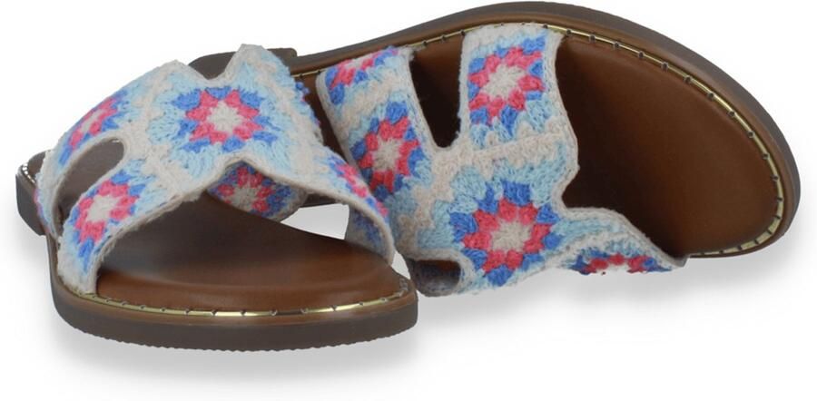 DOUBLE HEART Dames Slipper Multi Multicolour