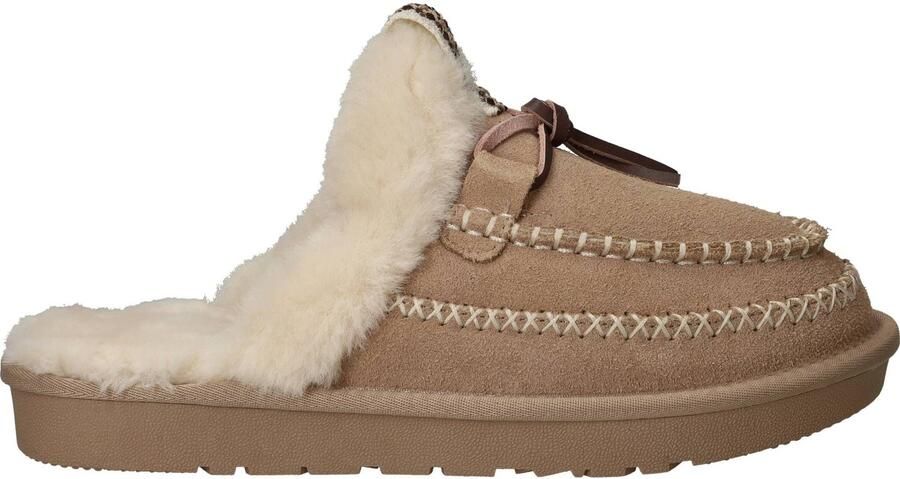 DOUBLE HEART LOFF 1881 Pantoffels Dames Beige