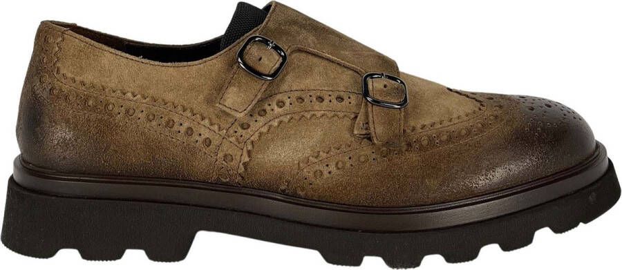 Doucals Schoenen Bruin Leer 1 2 gespschoenen bruin