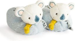 Doudou et Compagnie Pluche Babyslofjes Koala Wit