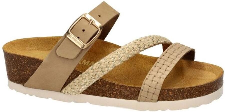 Dr Brinkmann -Dames beige slippers & muiltjes