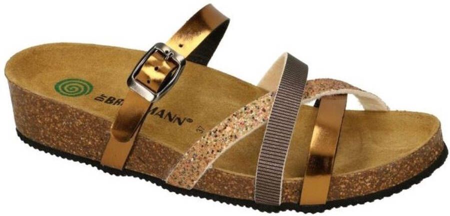 Dr. Brinkmann Dr Brinkmann -Dames goud slippers & muiltjes