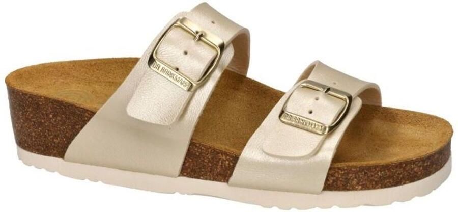 Dr Brinkmann -Dames goud slippers & muiltjes
