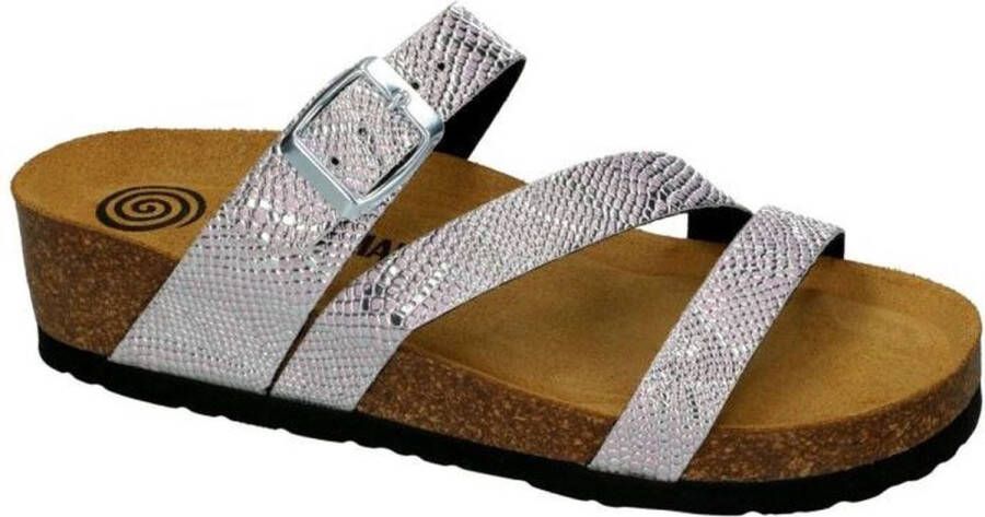 Dr. Brinkmann Dr Brinkmann -Dames zilver slippers & muiltjes