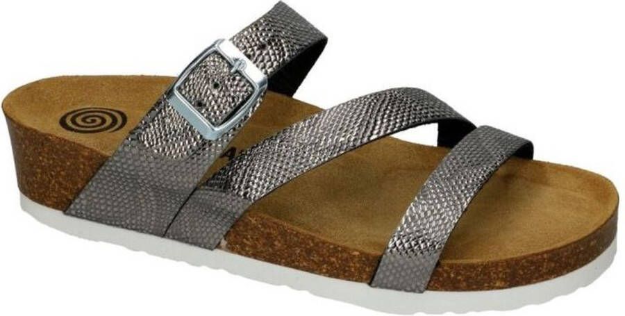 Dr. Brinkmann Dr Brinkmann -Dames zilver slippers & muiltjes