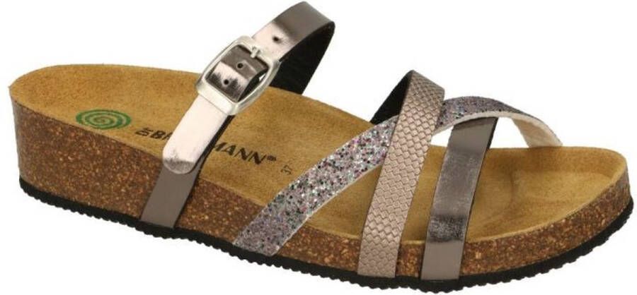 Dr. Brinkmann Dr Brinkmann -Dames zilver slippers & muiltjes