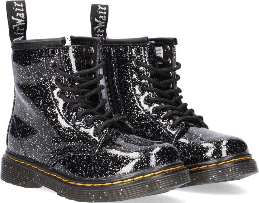 Dr. Martens 1460 BLACK COSMIC GLITTER Kinderen Half-hoog Zwart