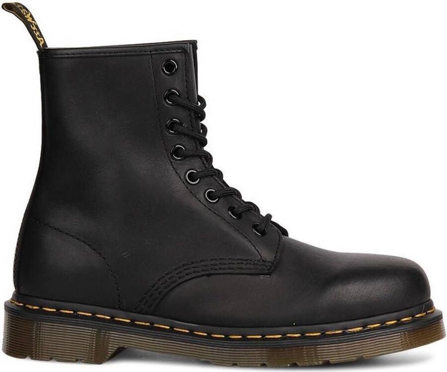 Dr. Martens 1460 PASCAL BLACK VIRGINIA Volwassenen Heren sneakersVrije tijd half-hoog Zwart