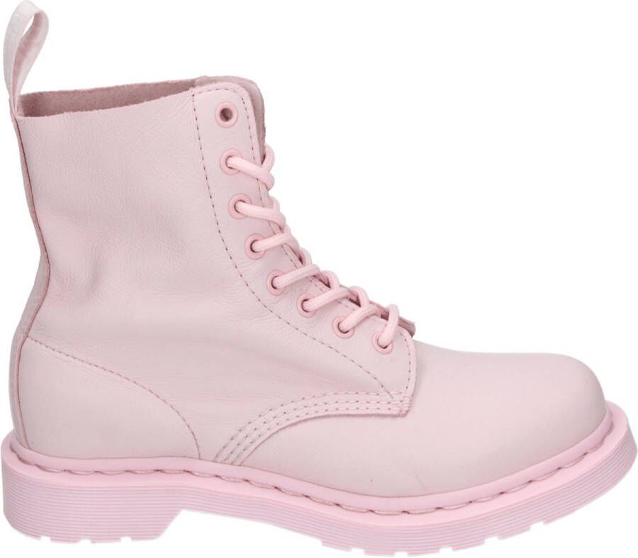 Dr Martens Dr. Martens 1460 PASCAL CHALK PINK VIRGINA Volwassenen VeterlaarzenHalf hoge schoenen Kleur Roze