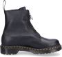 Dr. Martens 1460 Pascal Front Zip Boots Dames Zwart - Thumbnail 1