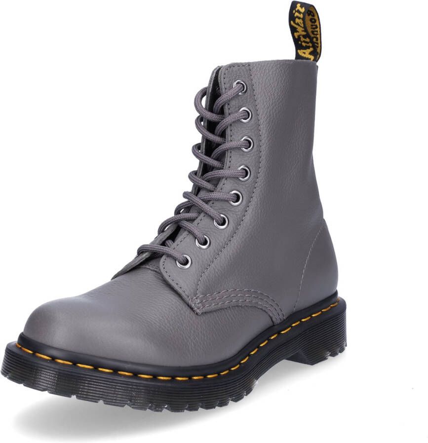Dr. Martens 1460~PASCAL~GUNMETAL~~~~~~~~~~ Hoge sneakersHoge sneakersVeterbootsDames veterschoenenDames sneakersVrije tijd half-hoogHalf-hoge schoenenHeren veterschoenHeren sneakers Grijs