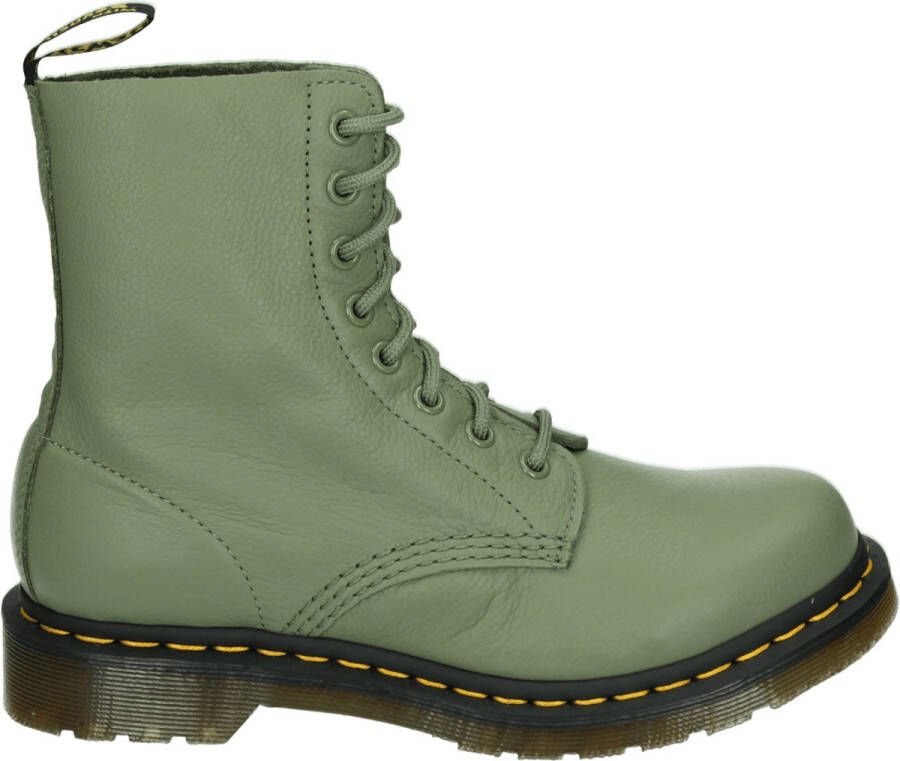 Dr. Martens 1460 PASCAL KHAKI GREEN VIRGIA Volwassenen VeterlaarzenHalf-hoge schoenen Groen