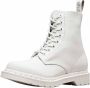 Dr Martens Dr. Martens 1460 PASCAL MONO OPTICAL WHITE Volwassenen VeterlaarzenHalf hoge schoenenPopulaire Kleur Wit beige - Thumbnail 2