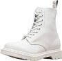 Dr Martens Dr. Martens 1460 PASCAL MONO OPTICAL WHITE Volwassenen VeterlaarzenHalf hoge schoenenPopulaire damesschoenen Kleur Wit beige - Thumbnail 2