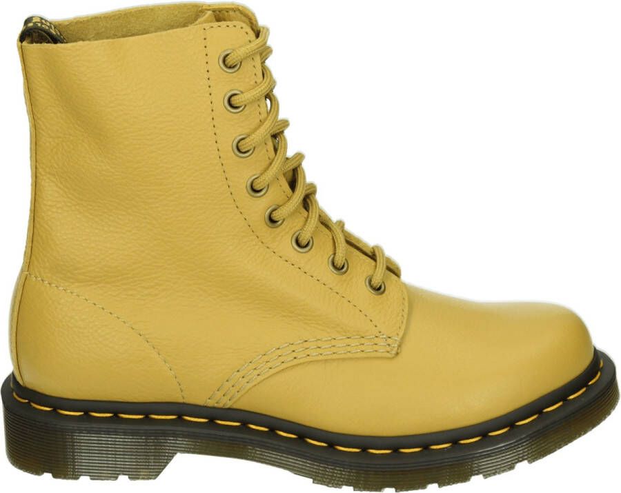 Dr. Martens 1460~PASCAL~MUSTARD~~~~~~~~~~~ Hoge sneakersVeterlaarzenDames veterschoenenDames sneakersHalf-hoge schoenenPopulaire damesschoenen Geel