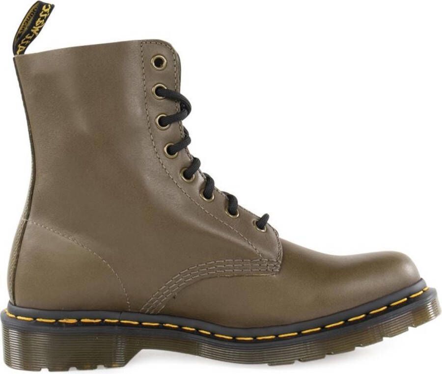 Dr Martens Dr. Martens 1460 Pascal Wanawa Olive Chunky Glitter Dames Veterboots Groen
