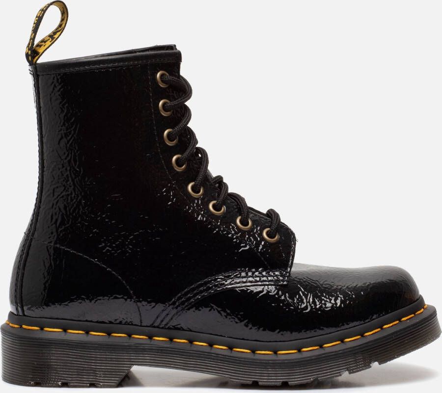 Dr. Martens Zwarte Distressed Patent Laarzen Black Dames