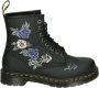 Dr. Martens 1460~VONDA~BLACK~~~~~~~~~~~~~~ Hoge sneakersDames veterschoenenDames sneakersHalf-hoge schoenenVeterboots Zwart - Thumbnail 3
