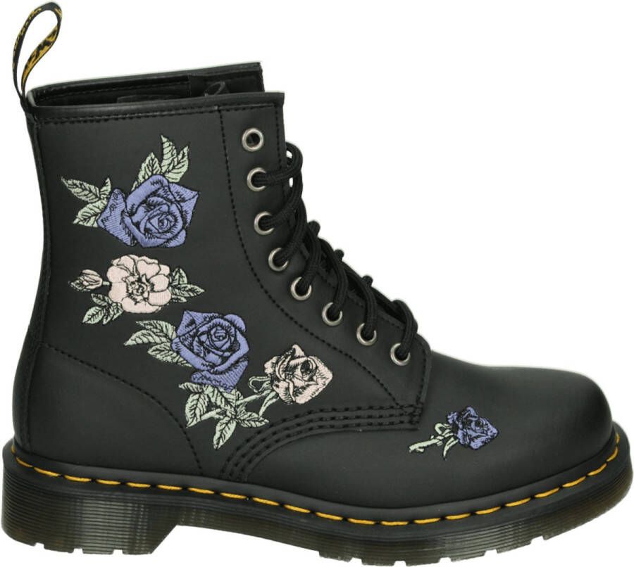 Dr. Martens 1460~VONDA~BLACK~~~~~~~~~~~~~~ Hoge sneakersDames veterschoenenDames sneakersHalf-hoge schoenenVeterboots Zwart