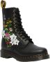 Dr. Martens 1490 Floral Vrouwen Zwart Laarzen - Thumbnail 1