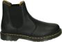 Dr. Martens Zwarte leren enkellaarzen met elastische sluiting Black - Thumbnail 3