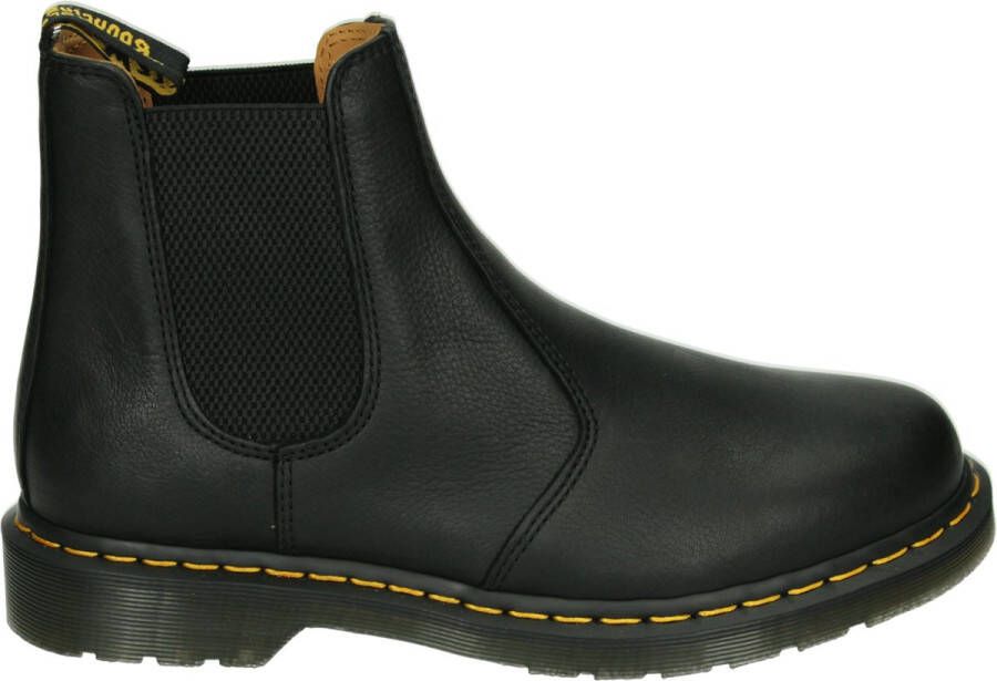Dr. Martens Zwarte leren enkellaarzen met elastische sluiting Black Heren - Foto 3