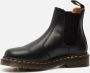 Dr. Martens Klassieke Chelsea-laarzen van glad leer met gele stiksels en AirWair-logo Black - Thumbnail 3