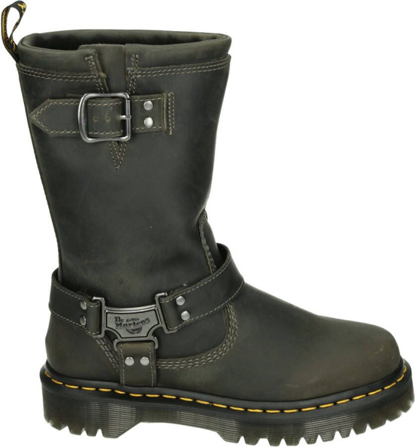Dr. Martens ANISTONE HI CHARCOAL GREY Laarsjes Grijs
