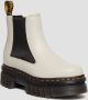 Dr. Martens Audrick Platform Chelsea Grey Nappa Lux Boots - Thumbnail 1