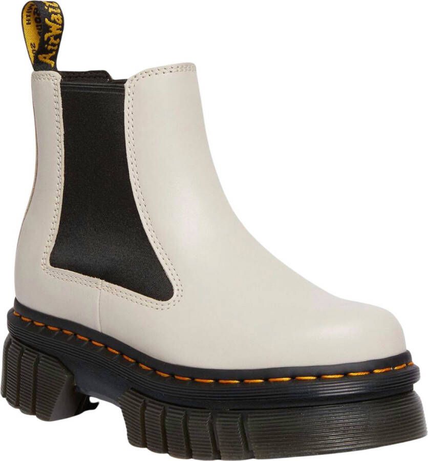 Dr. Martens Audrick Platform Chelsea Grey Nappa Lux Boots