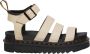 Dr. Martens Beige Sandaal van Textuurleer met Verstelbare Enkelband Beige Dames - Thumbnail 2