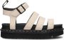 Dr. Martens Beige Sandaal van Textuurleer met Verstelbare Enkelband Beige Dames - Thumbnail 2