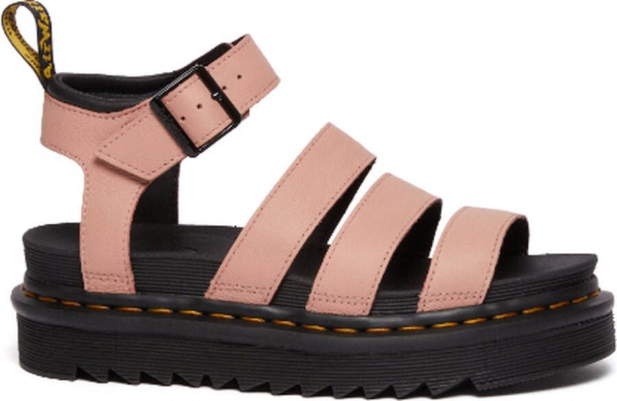 Dr. Martens Roze sandalen voor dames met gesp strik Pink Dames