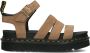 Dr martens Dr. Martens Blaire savannah tan Beige Nubuck Platte sandalen Dames - Thumbnail 16