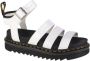 Dr. Martens Blaire Patent Lamper Chunky 3-Strap Sandaal Wit - Thumbnail 3