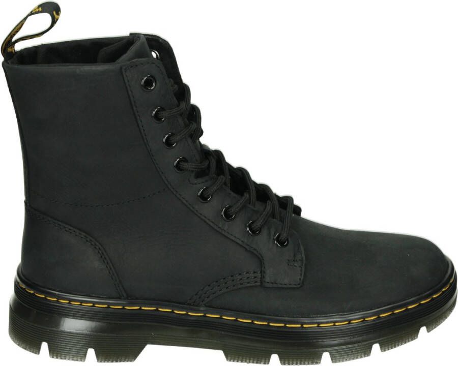 Dr. Martens COMBS LEATHER BLACK WYOMING Volwassenen Heren sneakersVrije tijd half-hoog Zwart