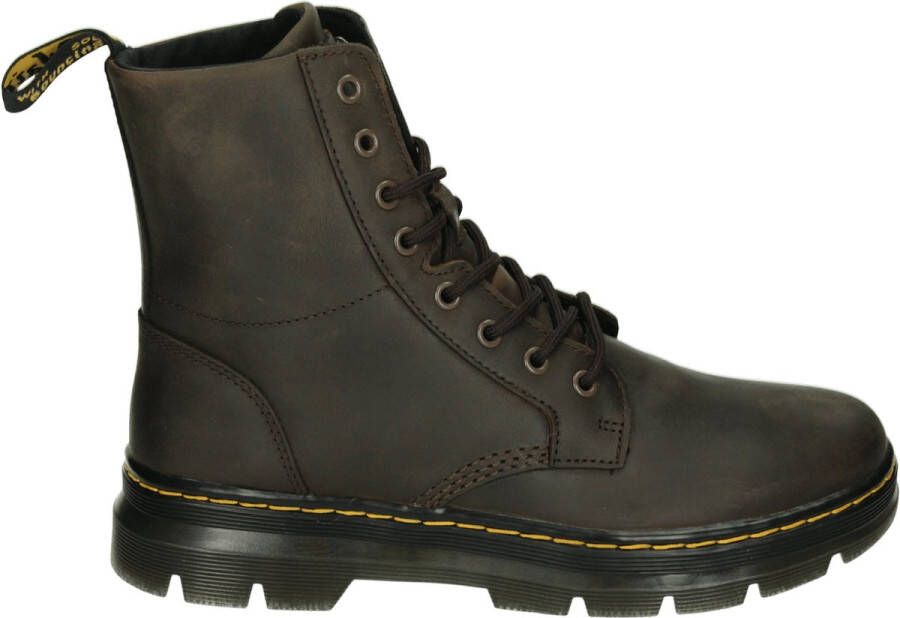 Dr. Martens COMBS~LEATHER~DARK~BROWN~~~~~~ Vrije tijd half-hoogHeren veterschoenHeren sneakers Bruin