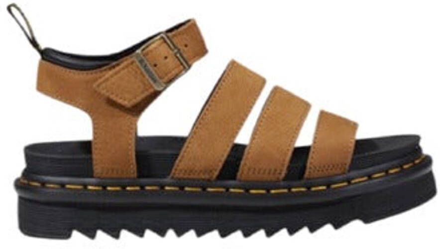 Dr. Martens Dames Sandalen Beige Met Gesp Sluiting