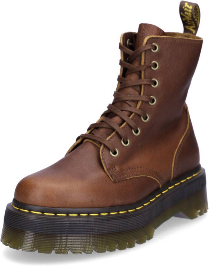 Dr. Martens dames veterlaars cashew