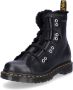 Dr. Martens Zwarte Veterschoenen met Faux-Fur Voering - Thumbnail 1
