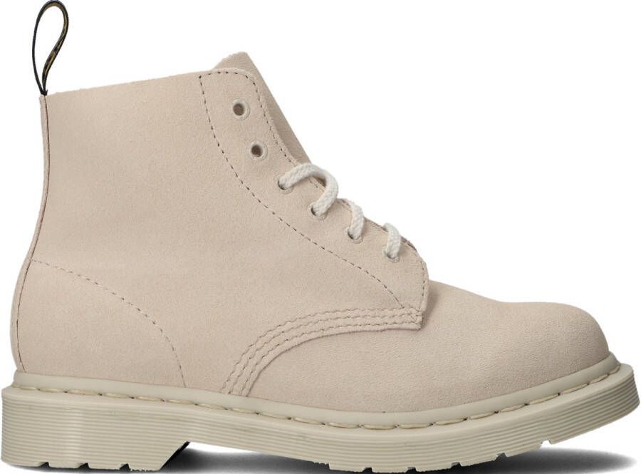 Dr. Martens Dr Martens 101 Mono Veterboots Laarzen Met Veters Dames Beige