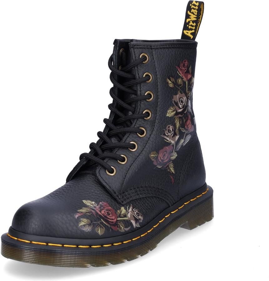 Dr. Martens 1460~BLACK~~~~~~~~~~~~~~~~~~~~ Hoge sneakersVeterlaarzenDames veterschoenenDames sneakersHalf-hoge schoenen Zwart